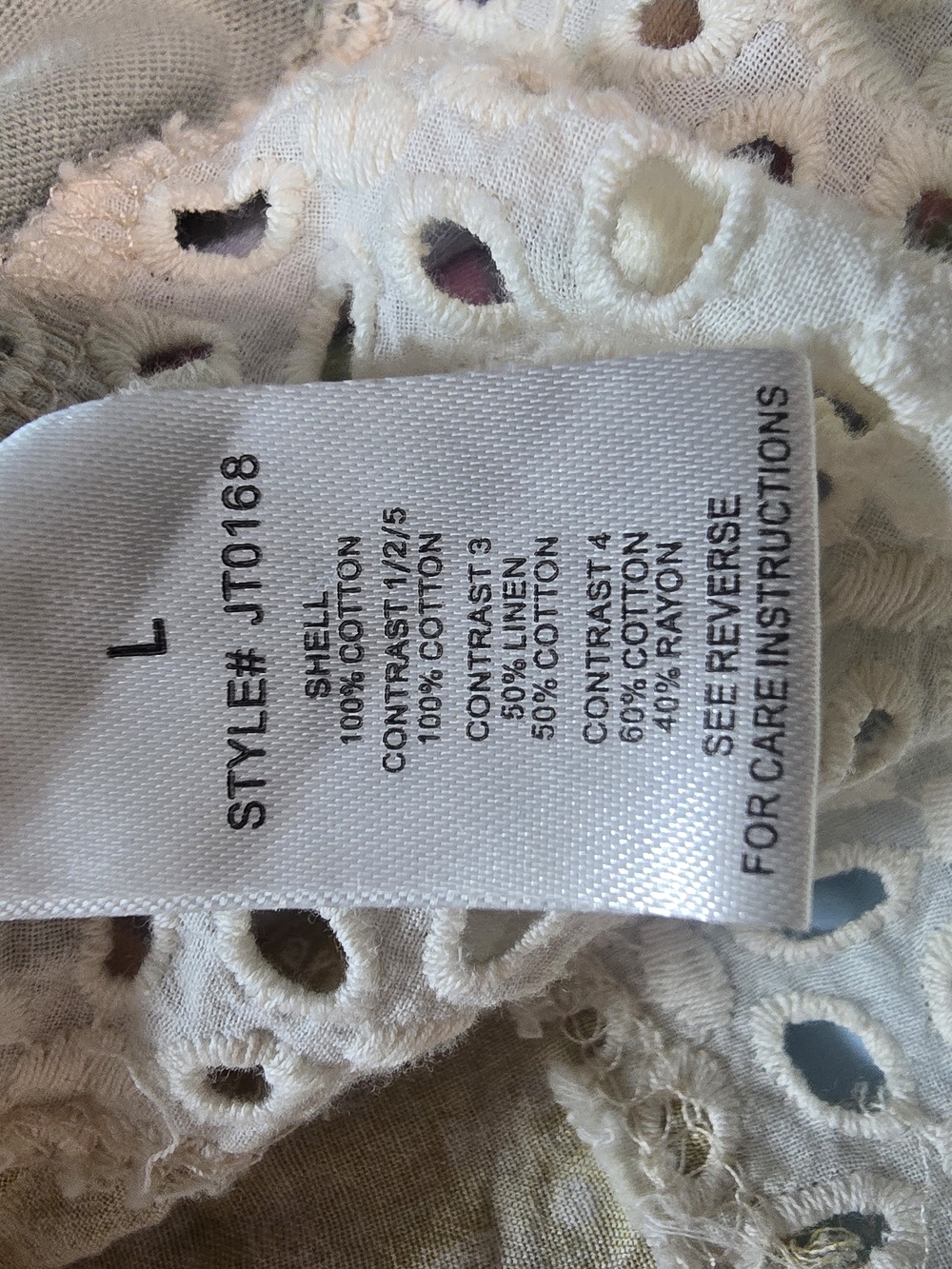 Oli & Hali Pastel Mint Patchwork Sweater - Picture 9 of 12